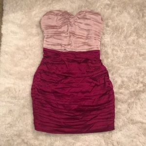 EXPRESS Two Toned Pink Cocktail Dress- Size 10